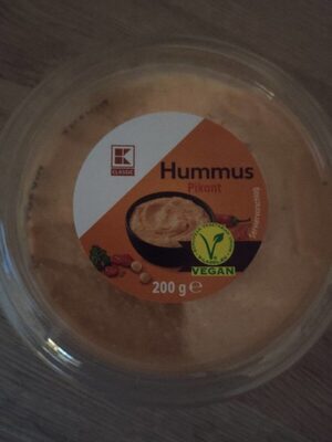 Hummus pikant front packaging