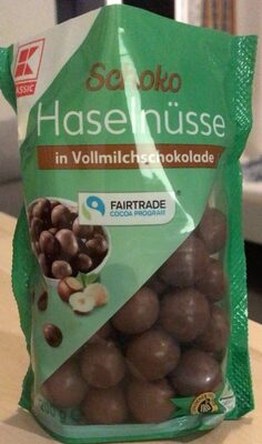 Schoko Haselnüsse front packaging