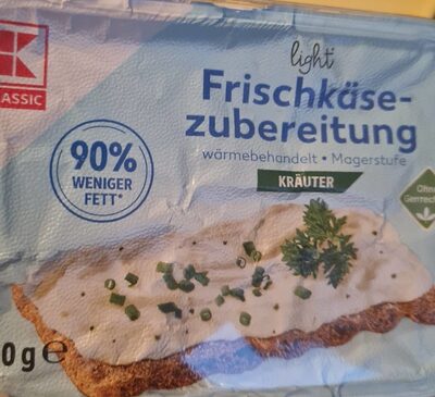 Frischkäsezubereitung Kräuter light