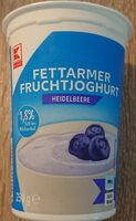 Fettarmer Fruchtjoghurt Heidelbeere