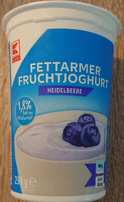 Fettarmer Fruchtjoghurt Heidelbeere front packaging