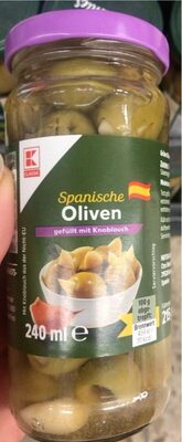 Spanische Oliven gefüllt mit Knoblauch