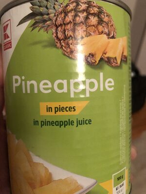 Ананас на кубчета, в сок от ананас