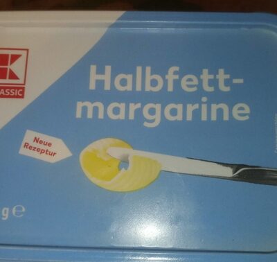 Halbfett Margarine front packaging