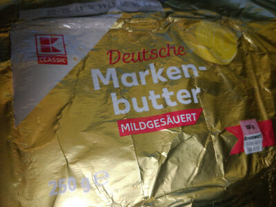 Butter front packaging