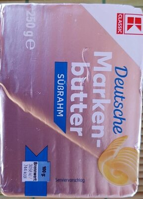 Deutsche Markenbutter Süßrahm