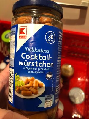 Cocktail Würstchen front packaging