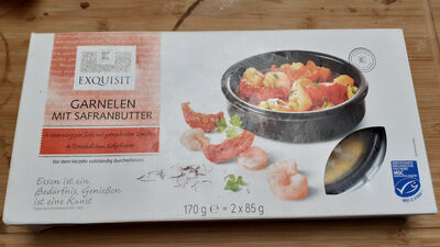 Garnelen mit Safranbutter