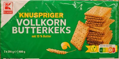 Vollkorn Butterkeks front packaging
