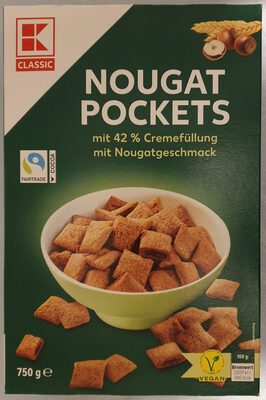 Nougat Pockets front packaging