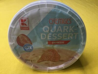 Cremiges Quark-Dessert Erdbeere 0,2% Fett