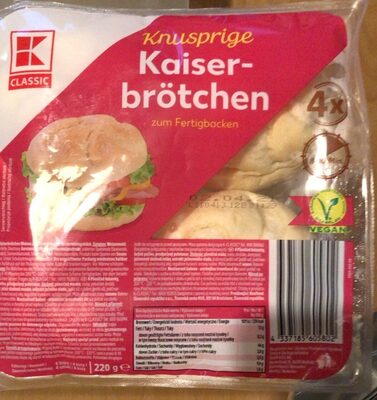 Knusprige Kaiserbrötchen zum Fertigbacken