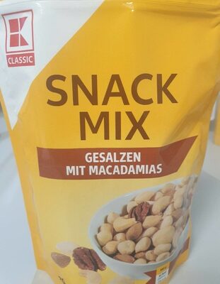 Snack Mix gesalzen mit Macadamias