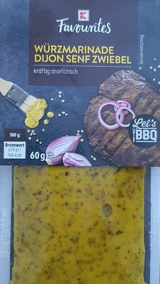 Würzmarinade Dijon Senf Zwiebel