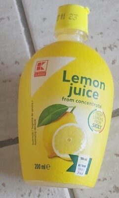 Lemon juice kaufland