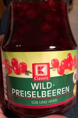 Wildpreiselbeeren front packaging