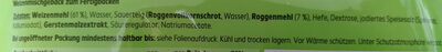 Unsere Feinen Knusprige Weizenmischbrötchen zum Fertigbacken ingredients label