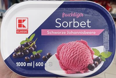 Sorbet Schwarze Johannisbeere