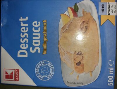 Dessert Sauce front packaging