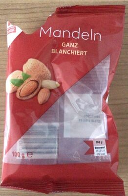 Mandeln Ganz Blanchiert