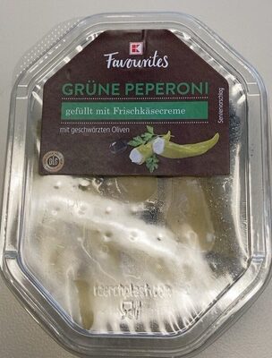 Grüne Peperoni mit Frischkäsecreme