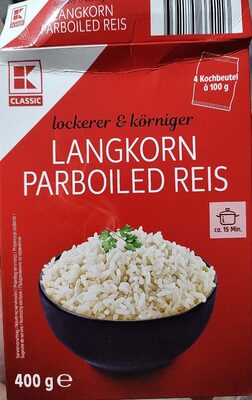 Long Parboiled White Rice front packaging