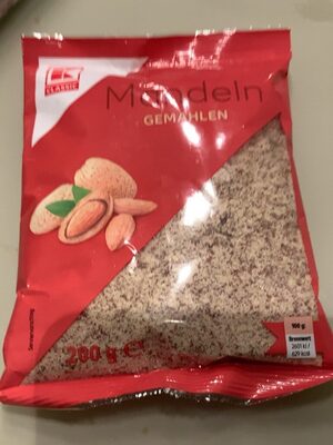 Mandeln gemahlen front packaging