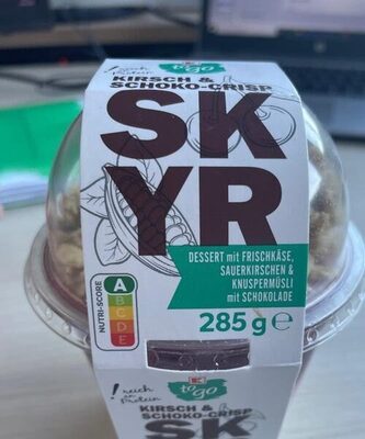 Skyr kirsch & schoko-crisp