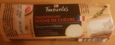 Französischer Bûche de Chèvre front packaging