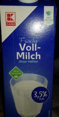 Vollmilch front packaging