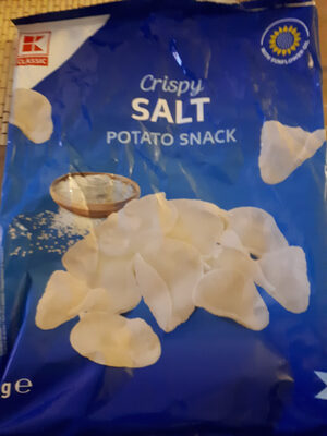Crispy Salt Potato Snack front packaging