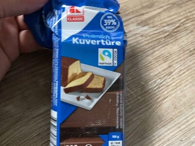Kuvertüre Vollmilch (backen, Blockschokolade)
