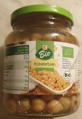 Kichererbsen im Glas