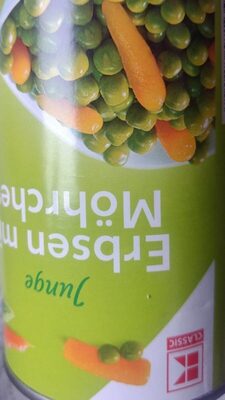 Erbsen mit Möhrchen front packaging