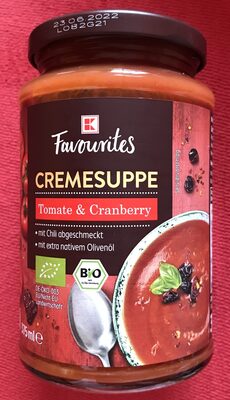 Cremesuppe Tomate & Cranberry