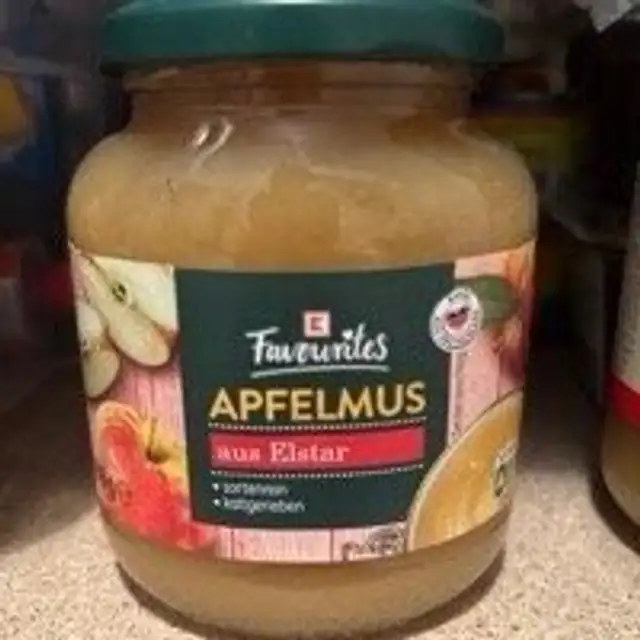 Apfelmus mit Elster