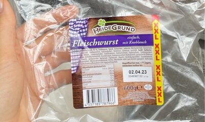 Fleischwurst mit Knoblauch