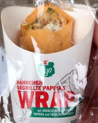 Hähnchen Gegrillte Paprika Wrap