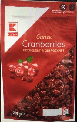 Ganze Cranberries (gezuckert & getrocknet)