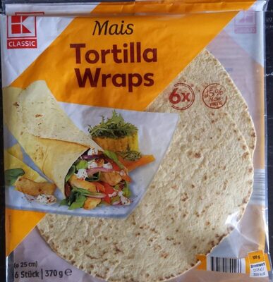 Mais Tortilla Wraps front packaging