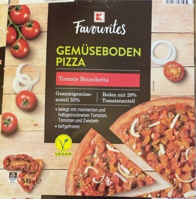 Gemüseboden Pizza Tomate Bruschetta