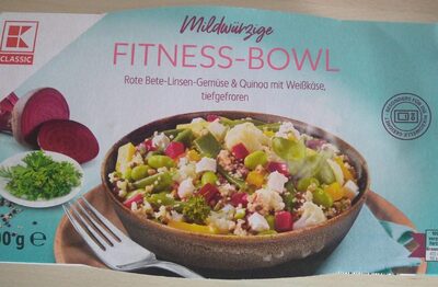 Fitness-Bowl Rote-Beete-Linsen-Gemüse & Quinoa mit Weißkäse, tiefgefroren