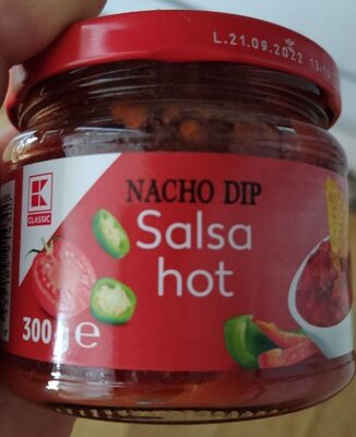 Nacho Dip Salsa hot front packaging