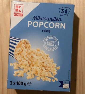 Mikrowellenpopcorn Salzig