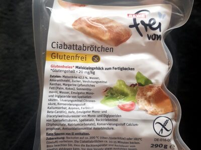 Ciabattabrötchen glutenfrei