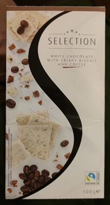 White Chocolate With Crispy Biscuit And Coffee