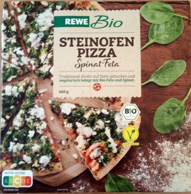 Bio-Steinofenpizza - Spinat-Feta
