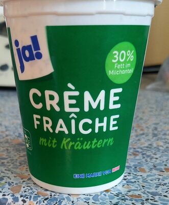 Crème Fraîche mit Kräutern