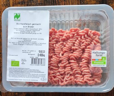 Bio-Hackfleisch gemischt zum braten