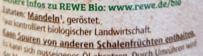 Mandelmus ingredients label